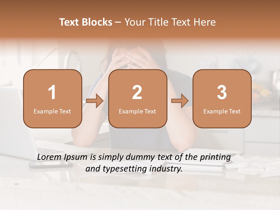 Shelves Sedate Home PowerPoint Template