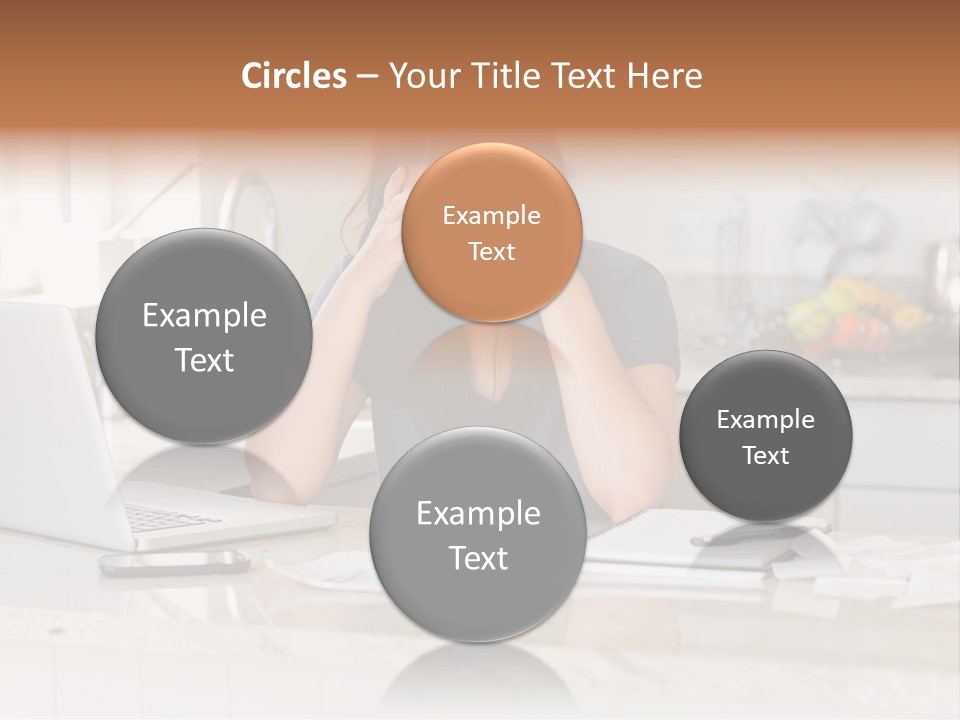 Shelves Sedate Home PowerPoint Template