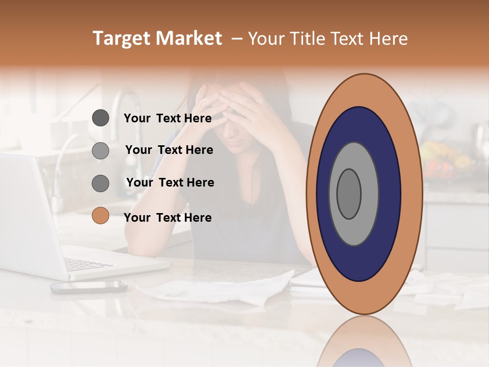 Shelves Sedate Home PowerPoint Template