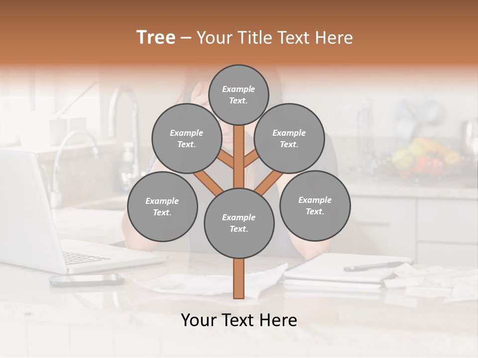 Shelves Sedate Home PowerPoint Template