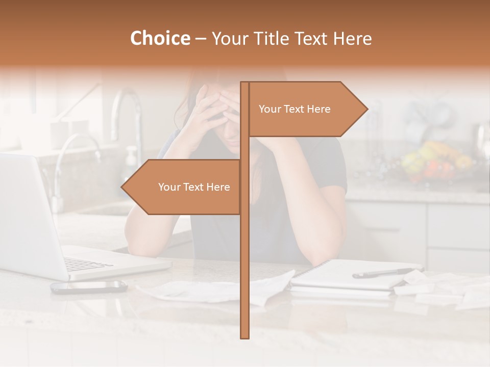 Shelves Sedate Home PowerPoint Template