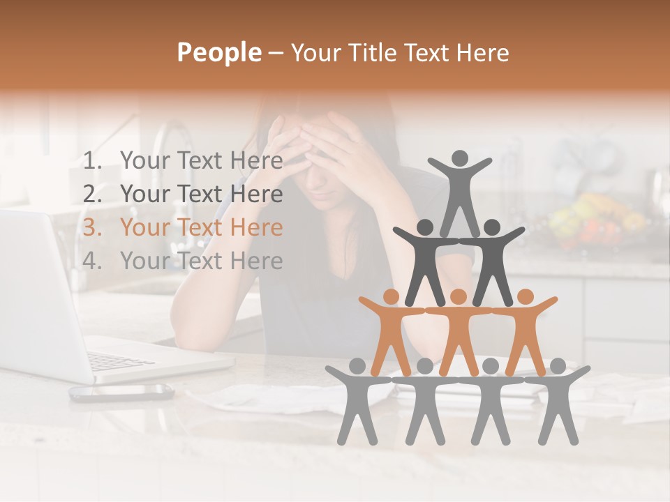 Shelves Sedate Home PowerPoint Template