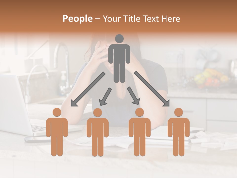 Shelves Sedate Home PowerPoint Template