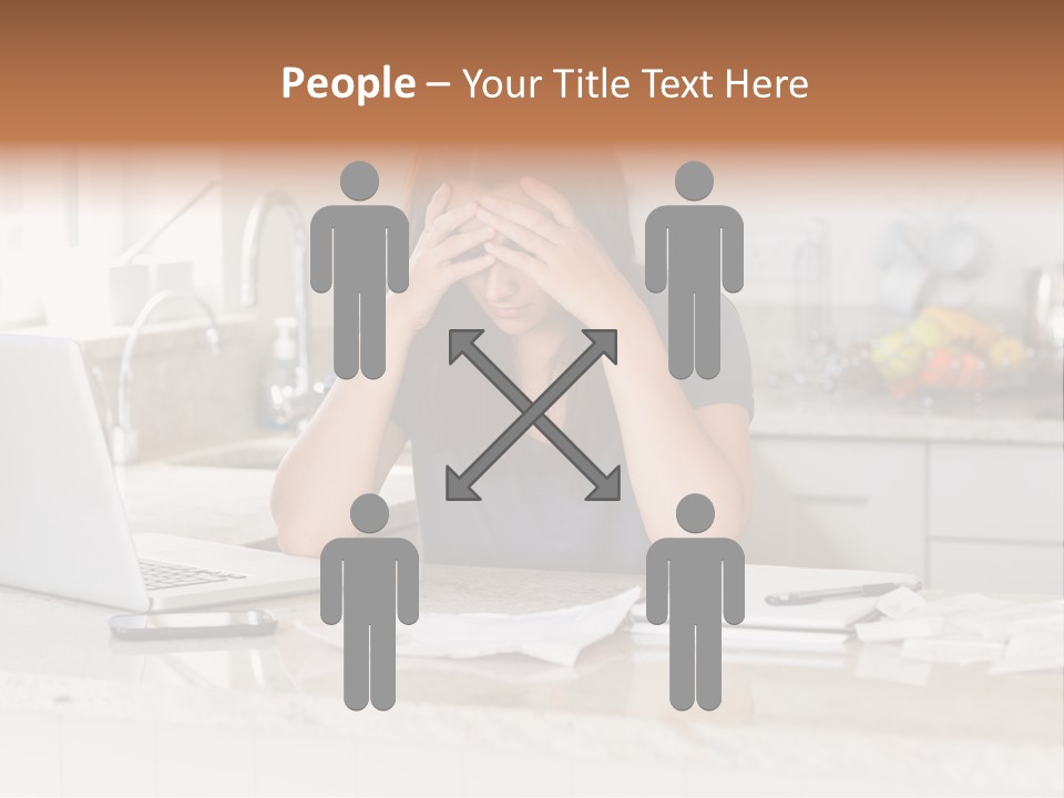 Shelves Sedate Home PowerPoint Template