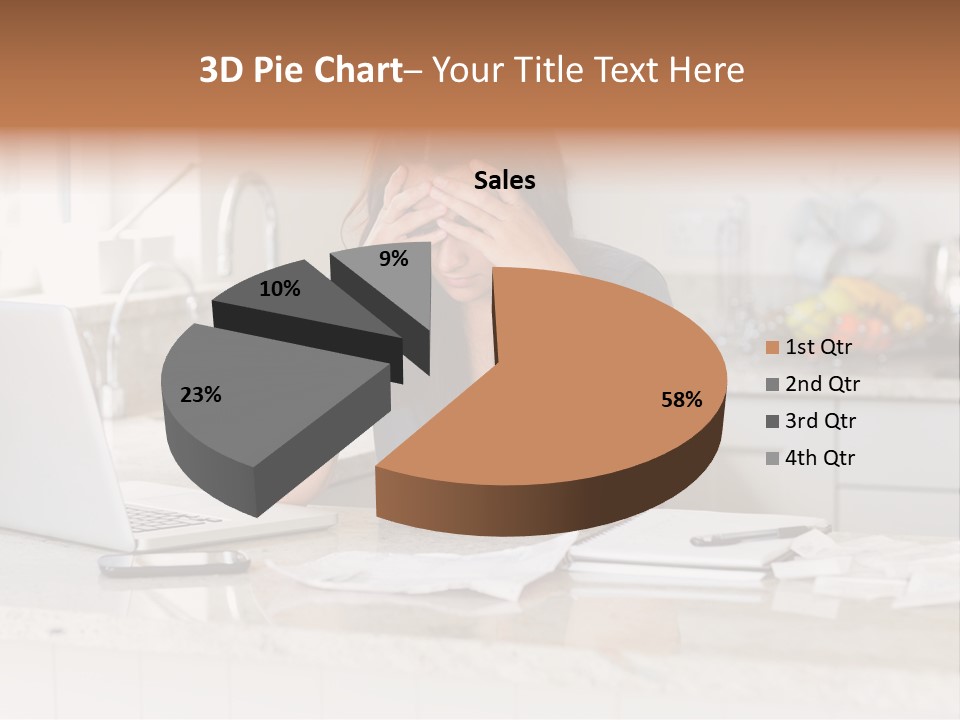 Shelves Sedate Home PowerPoint Template