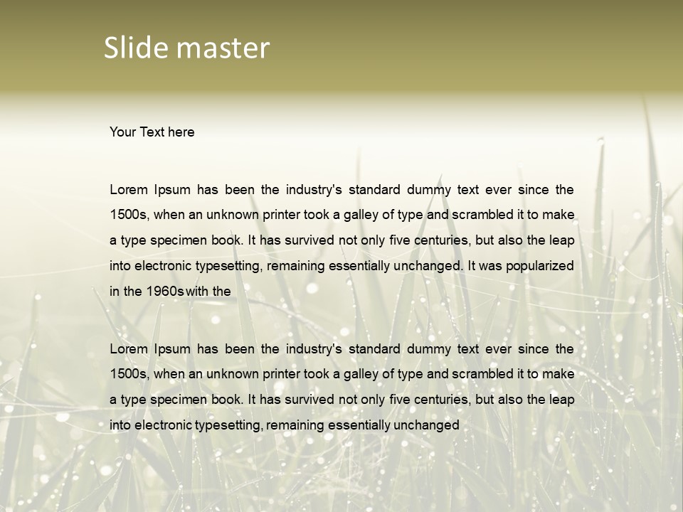 Background Summer Texture PowerPoint Template