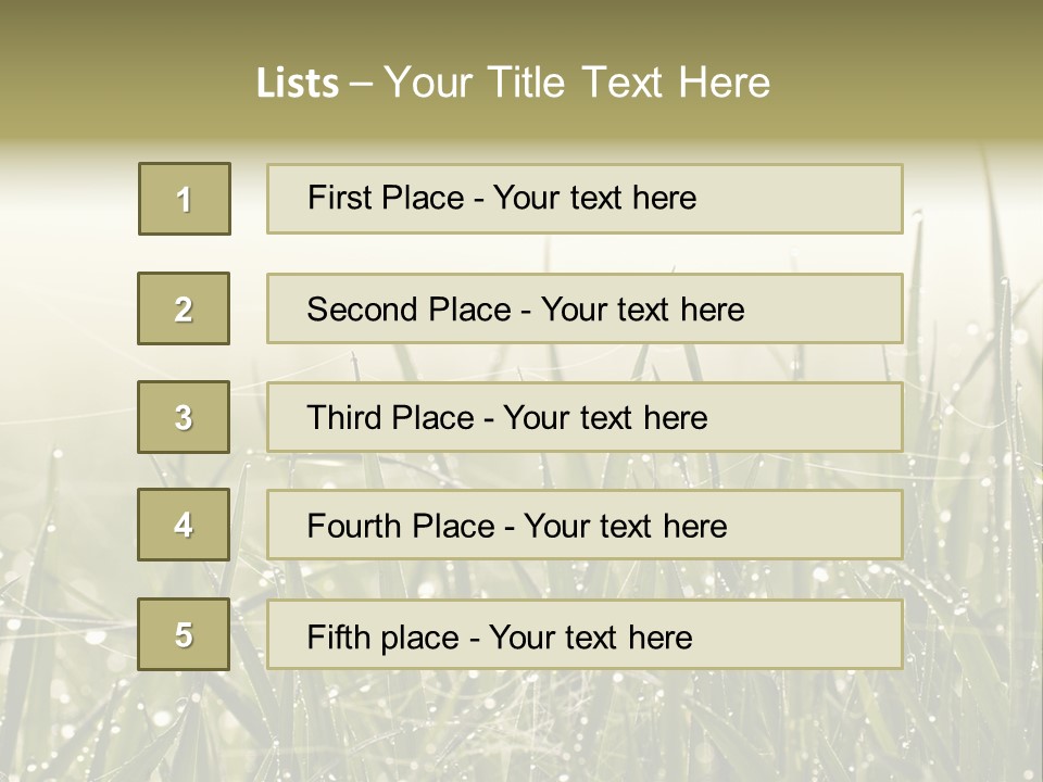Background Summer Texture PowerPoint Template