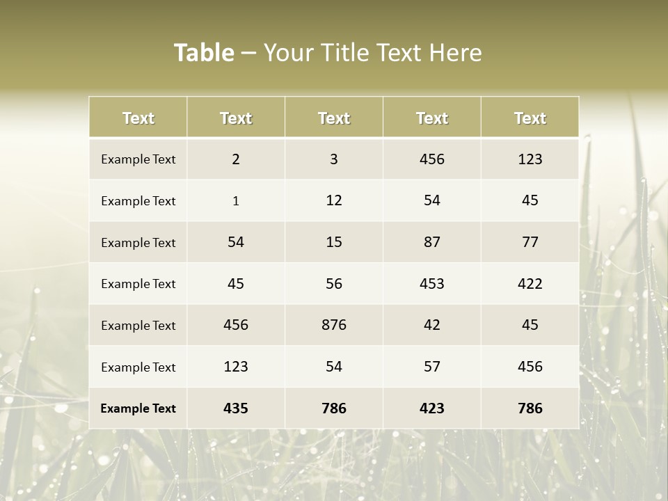 Background Summer Texture PowerPoint Template