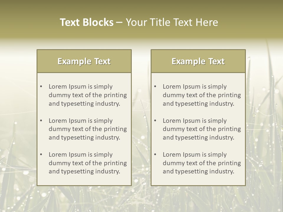 Background Summer Texture PowerPoint Template
