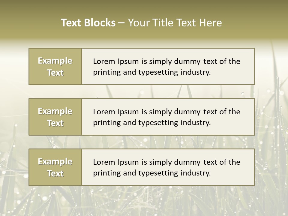 Background Summer Texture PowerPoint Template