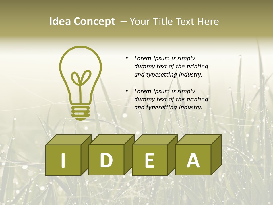 Background Summer Texture PowerPoint Template