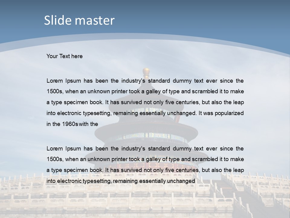 York American President PowerPoint Template