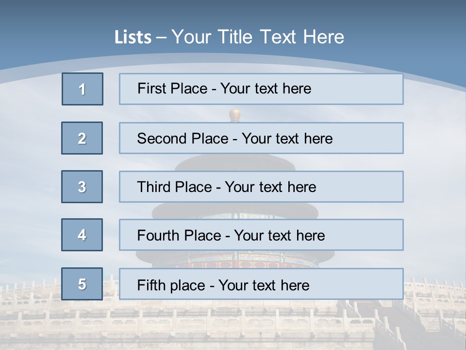 York American President PowerPoint Template