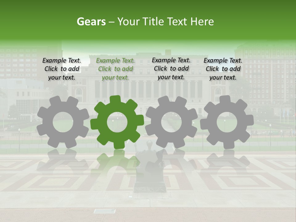 York American President PowerPoint Template