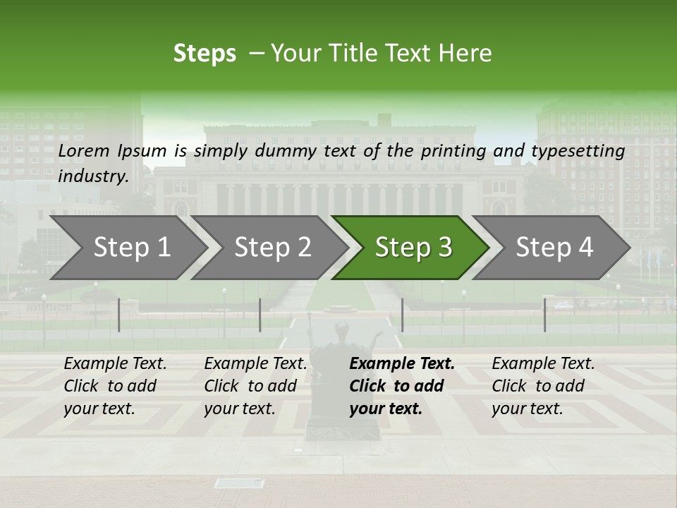 York American President PowerPoint Template