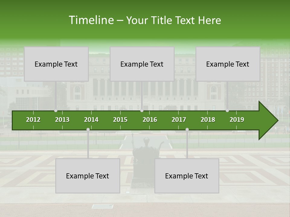 York American President PowerPoint Template