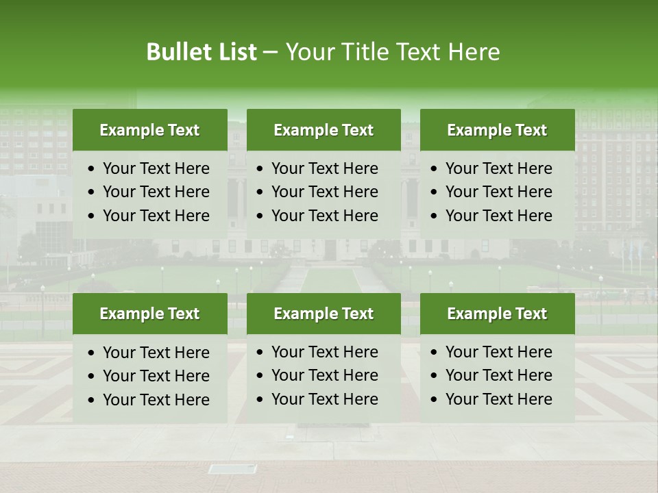 York American President PowerPoint Template