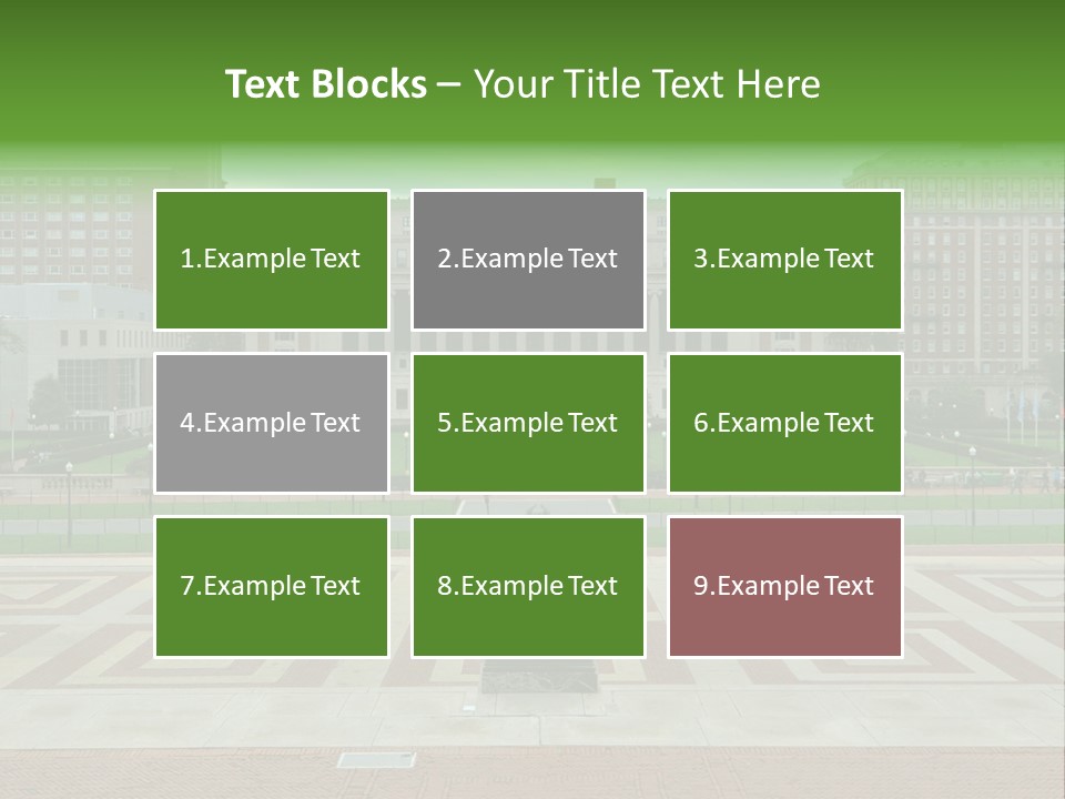 York American President PowerPoint Template