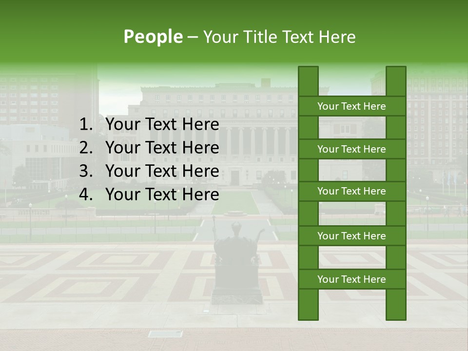 York American President PowerPoint Template