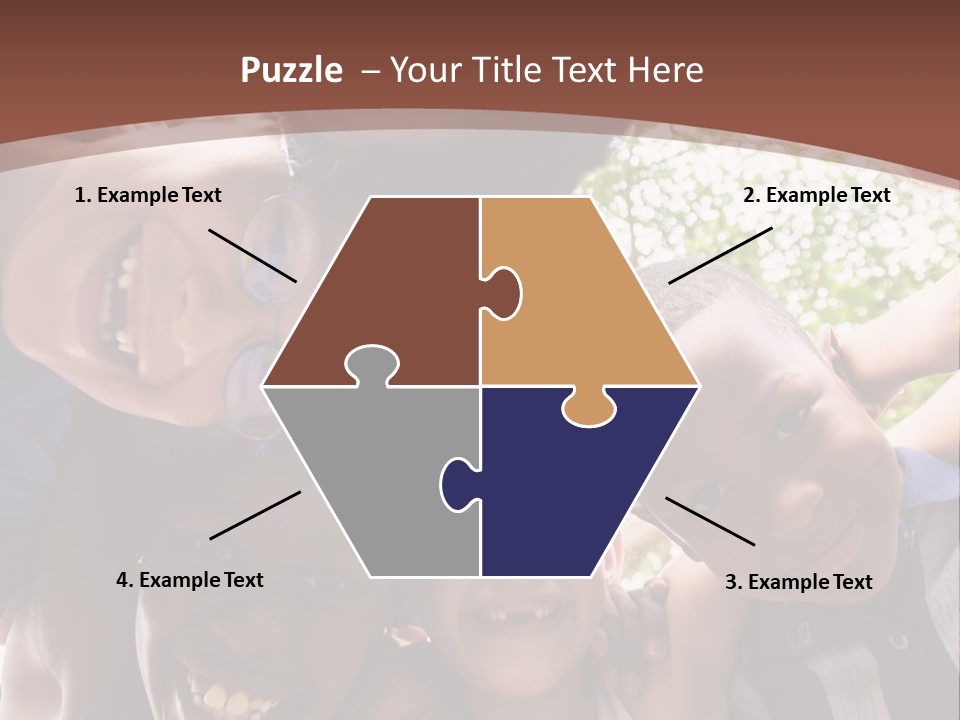 Low Angle Camera Embrace PowerPoint Template