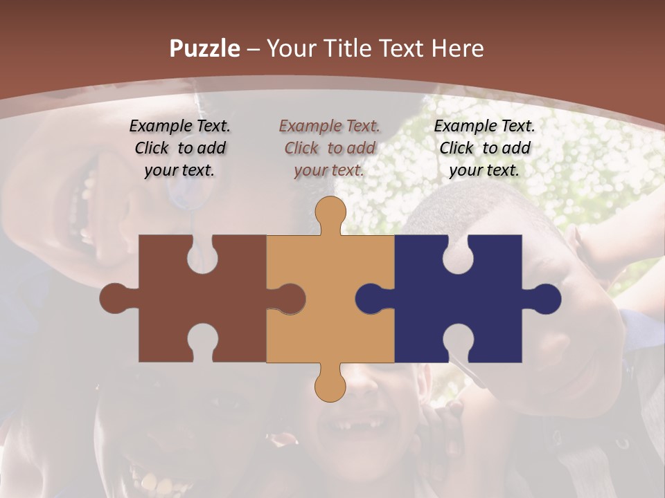 Low Angle Camera Embrace PowerPoint Template
