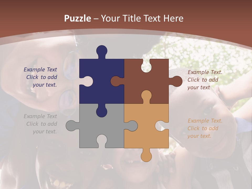 Low Angle Camera Embrace PowerPoint Template