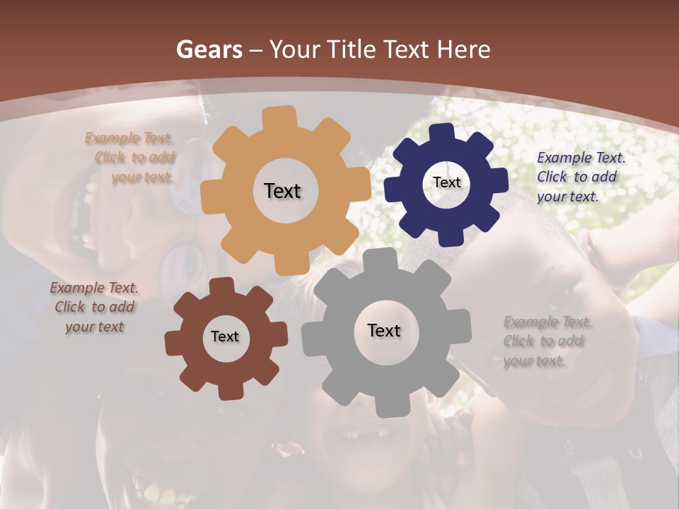 Low Angle Camera Embrace PowerPoint Template