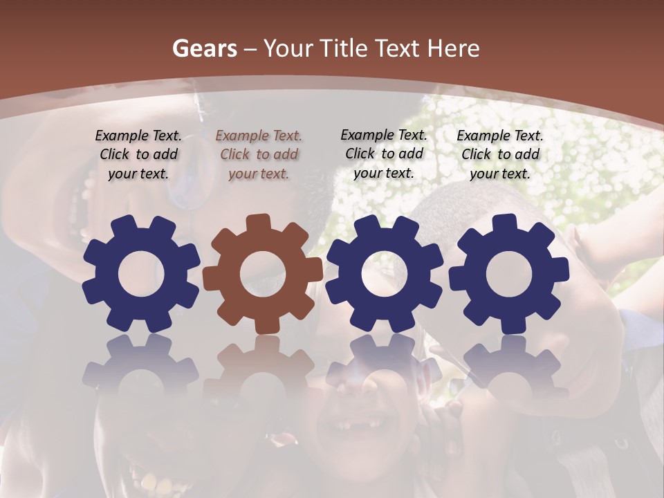 Low Angle Camera Embrace PowerPoint Template