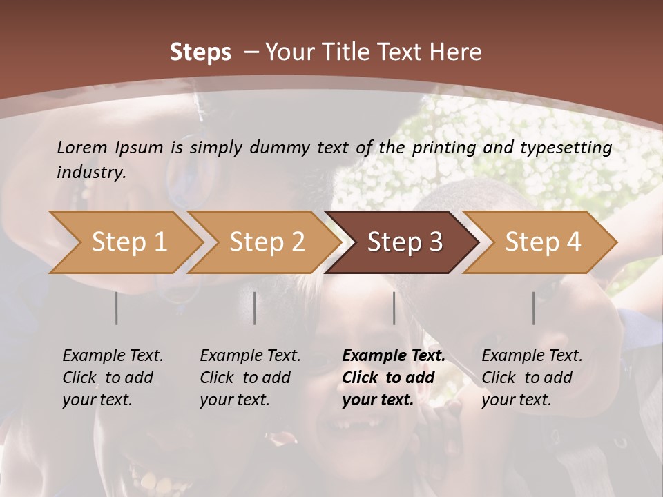 Low Angle Camera Embrace PowerPoint Template