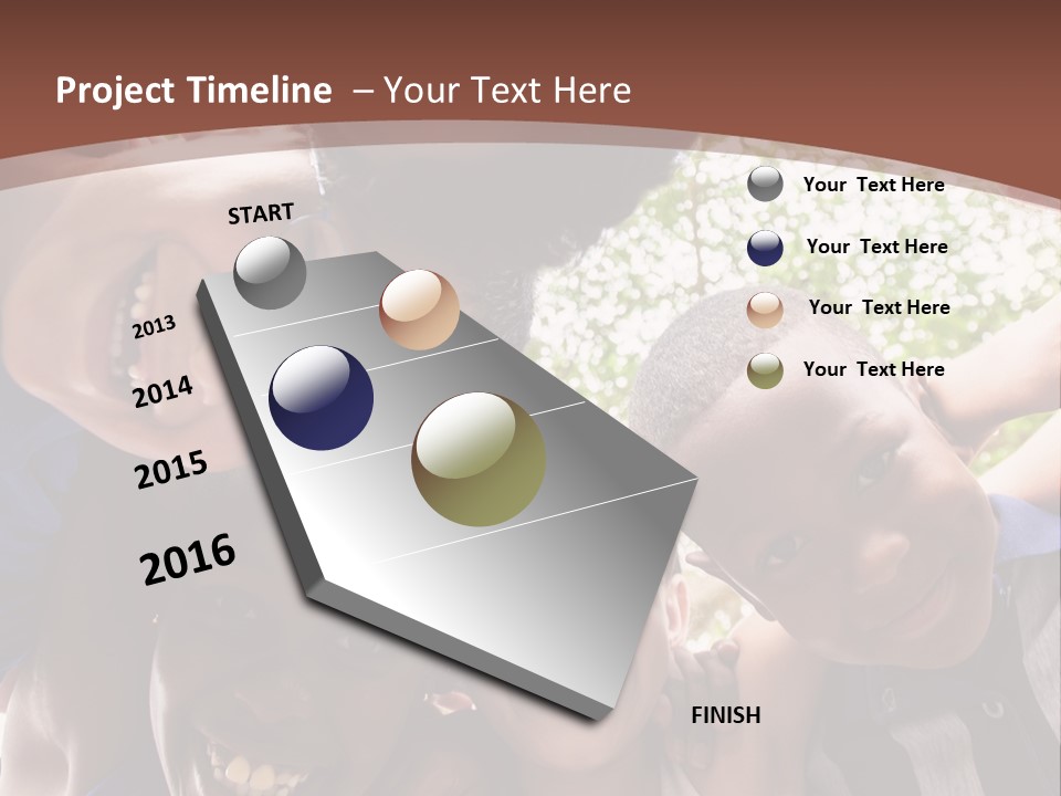 Low Angle Camera Embrace PowerPoint Template