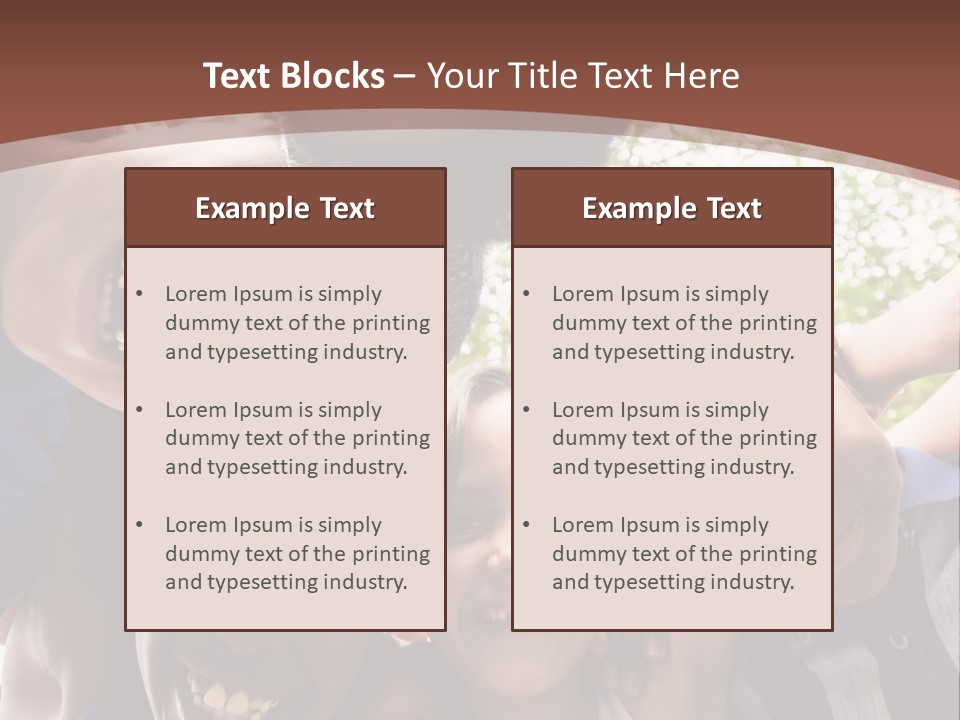 Low Angle Camera Embrace PowerPoint Template