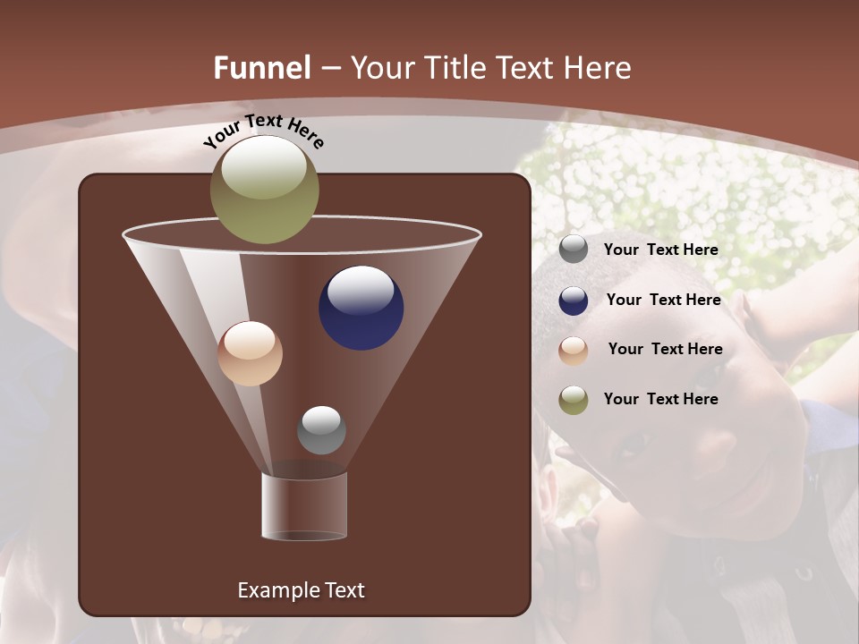 Low Angle Camera Embrace PowerPoint Template