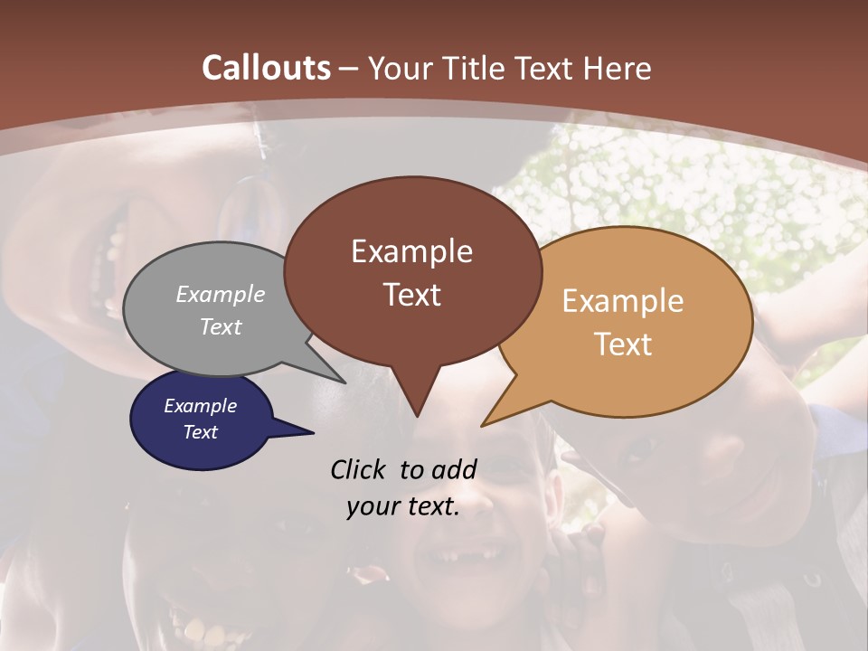 Low Angle Camera Embrace PowerPoint Template