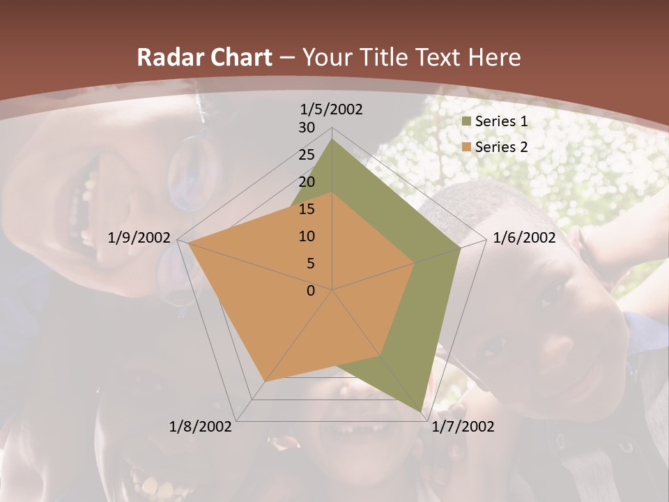 Low Angle Camera Embrace PowerPoint Template