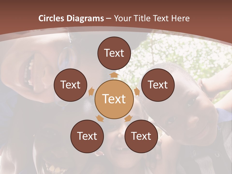 Low Angle Camera Embrace PowerPoint Template