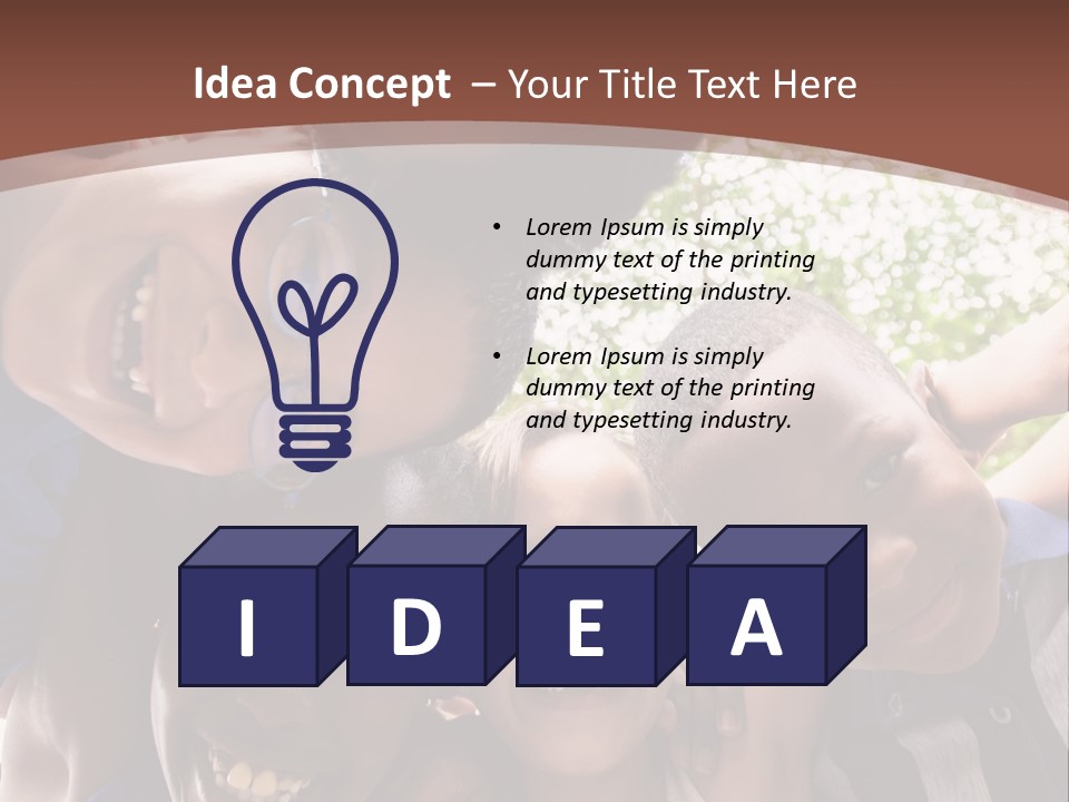 Low Angle Camera Embrace PowerPoint Template