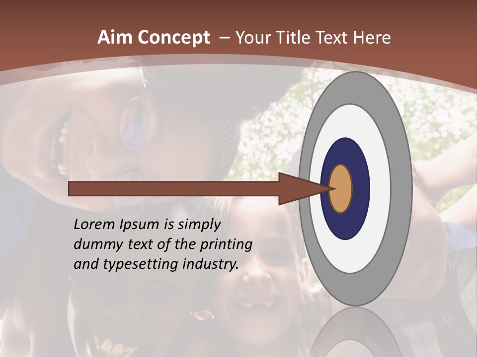 Low Angle Camera Embrace PowerPoint Template