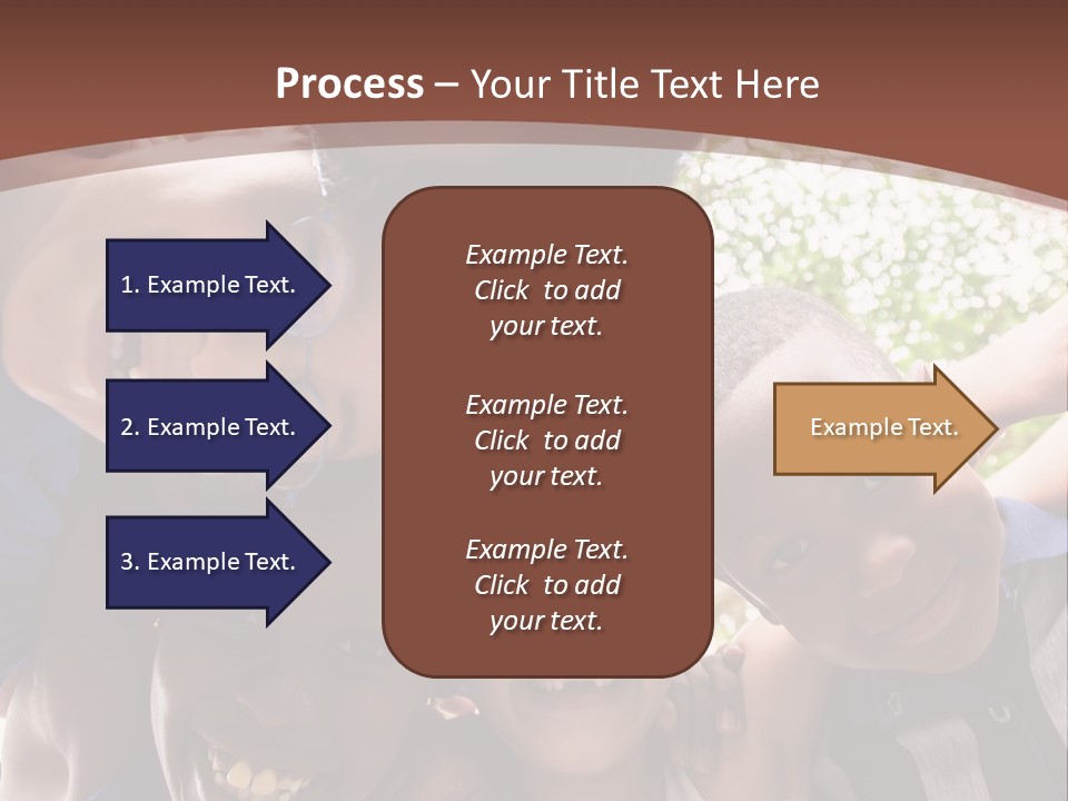 Low Angle Camera Embrace PowerPoint Template