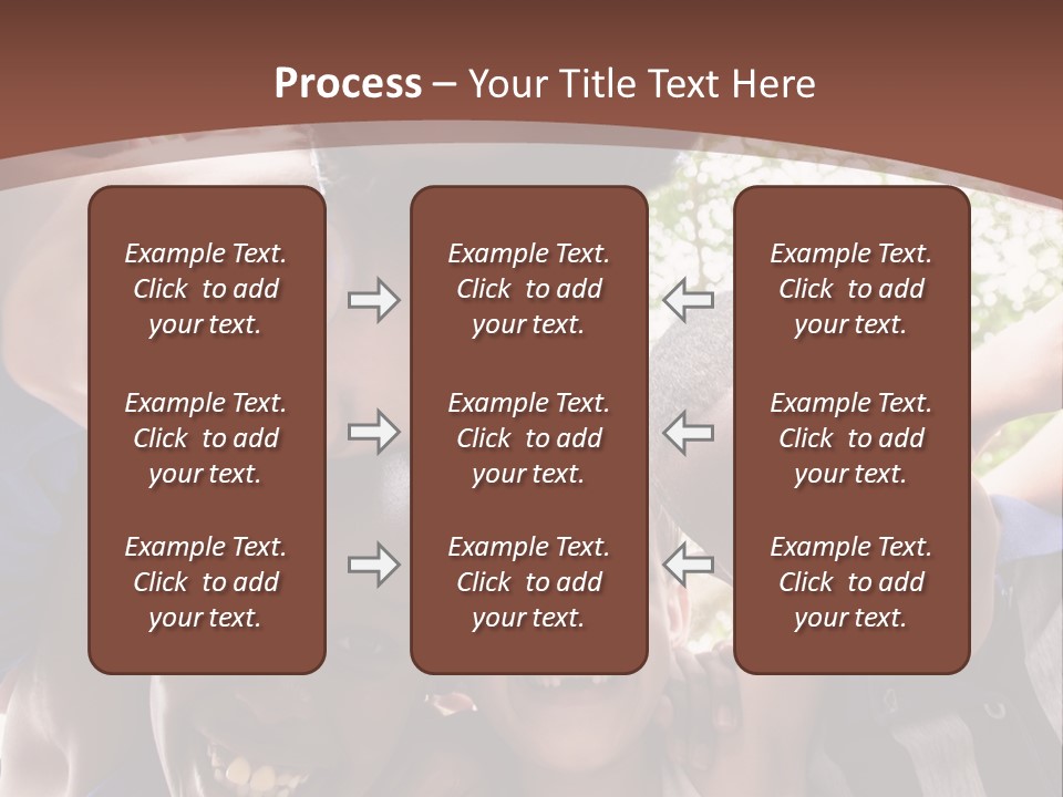 Low Angle Camera Embrace PowerPoint Template