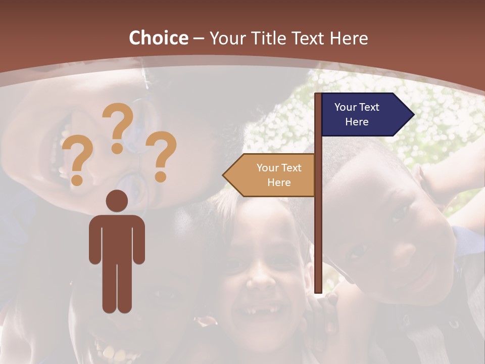Low Angle Camera Embrace PowerPoint Template