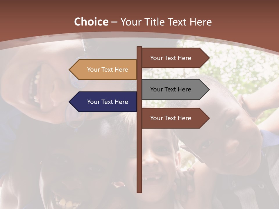 Low Angle Camera Embrace PowerPoint Template
