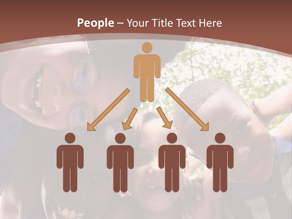 Low Angle Camera Embrace PowerPoint Template