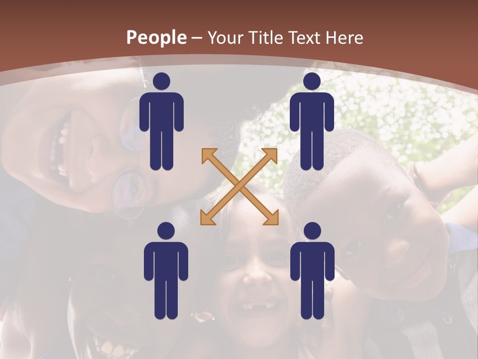 Low Angle Camera Embrace PowerPoint Template