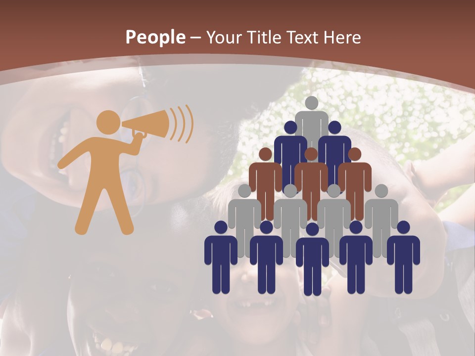 Low Angle Camera Embrace PowerPoint Template