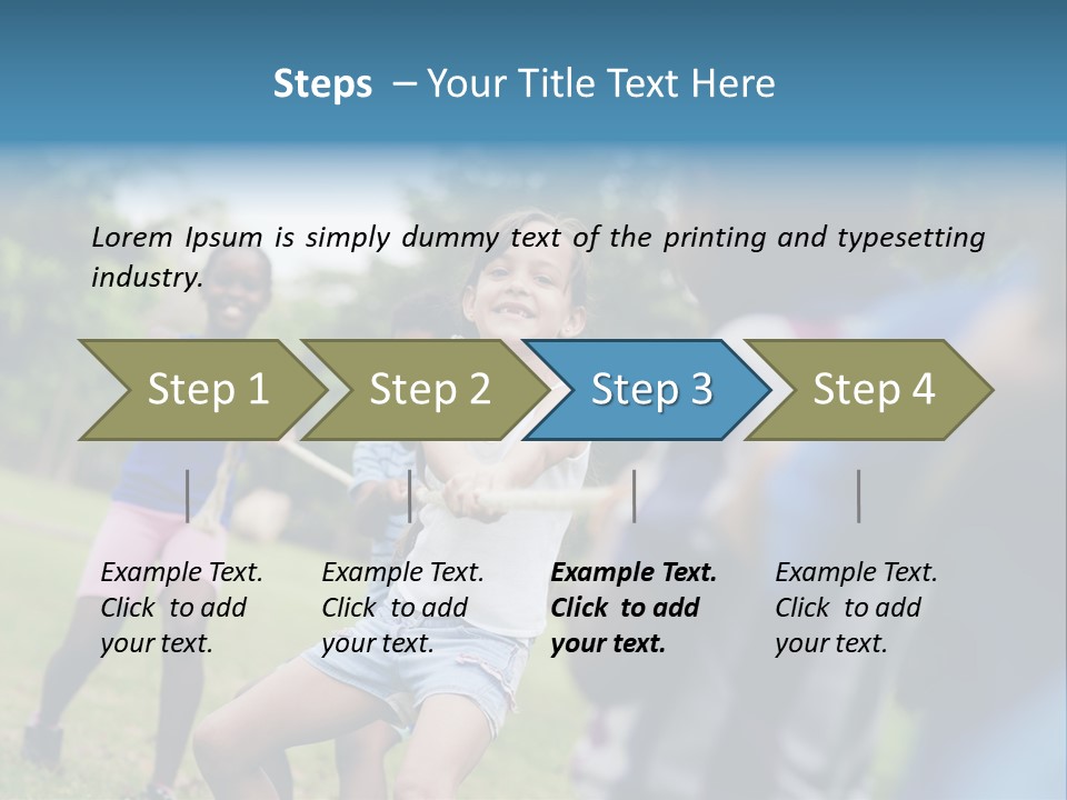 Strength Playing Recreation PowerPoint Template