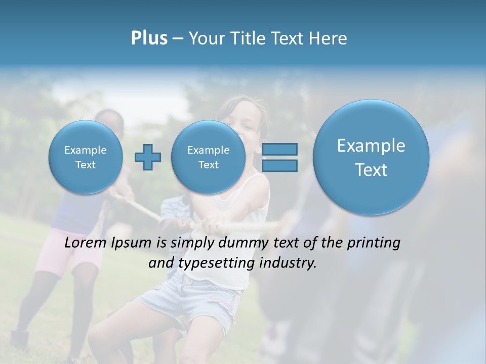 Strength Playing Recreation PowerPoint Template