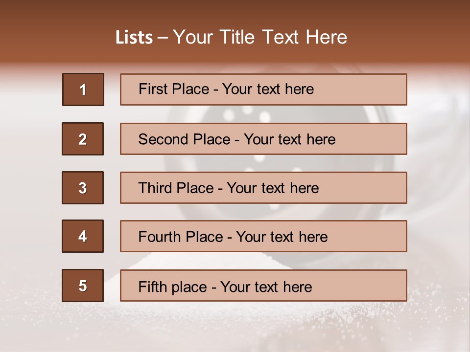 Mineral Spill Nobody PowerPoint Template
