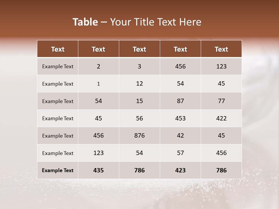 Mineral Spill Nobody PowerPoint Template