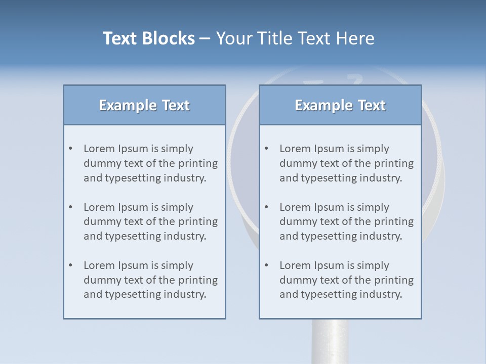 Ride Bicycle Signboard PowerPoint Template