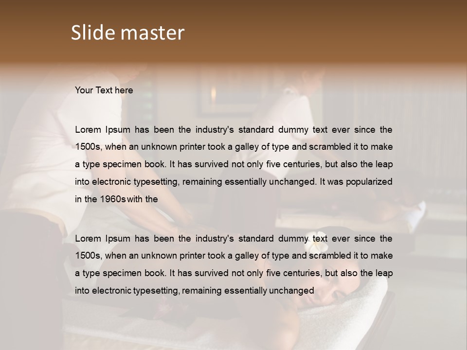 Thailand Caucasian Tropical PowerPoint Template